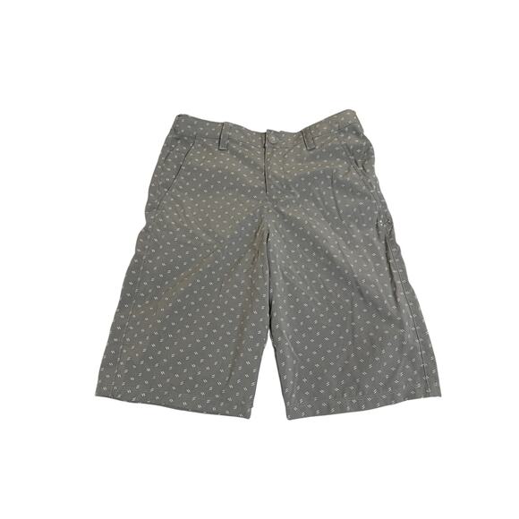 Under Armour HeatGear Armour Printed Youth Size Large Shorts Gray 11” Inseam‎ - Picture 2 of 10